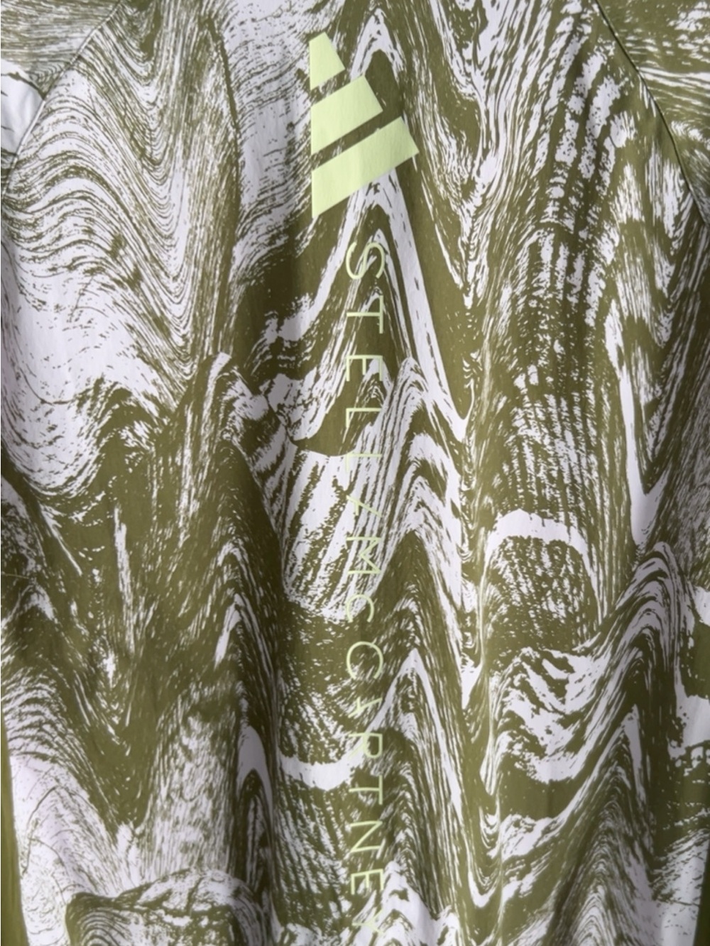 Adidas by Stella McCartney Marble windbreaker jacket Size M - Picture 8 of 11